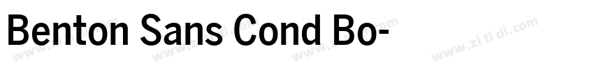 Benton Sans Cond Bo字体转换 Benton Sans Cond Bo字体转换